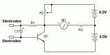 Simple Lie Detector circuit diagram