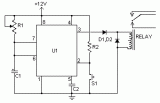 Time Delay Relay circuit diagram