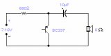 Reverse Bias Oscillator circuit diagram