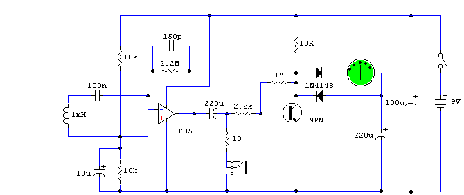 How to build Electromagnetic field detector (circuit diagram) free automotive wiring schematics 